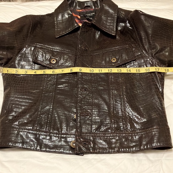 Vintage Jane Doe Collection Embossed Leather Jacket, Sz S - Picture 13 of 15